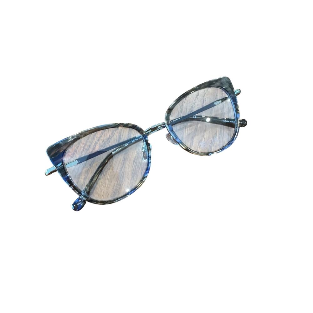 NWOT Cinzia Blue 5151 cat eye glasses